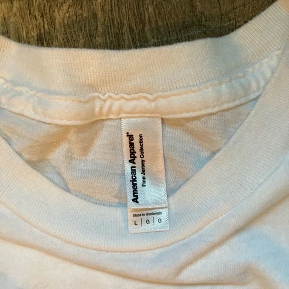 Jerry’s Wolf Tripping on Shrooms Large American Apparel T-shirt size Large - Picture 3 of 8